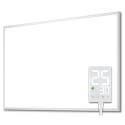 Heidenfeld Infrarotheizung HF-HP100-3, m. Thermostat, weiß, 300-1200 Watt, 10 J. Garantie (500 Watt)