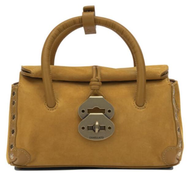 Zanellato Handtasche für Damen, gelb, aus Leder - Modell: UNI