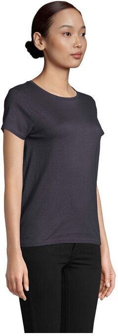 T-shirt personnalisé femme CRUSADER Gris Souris