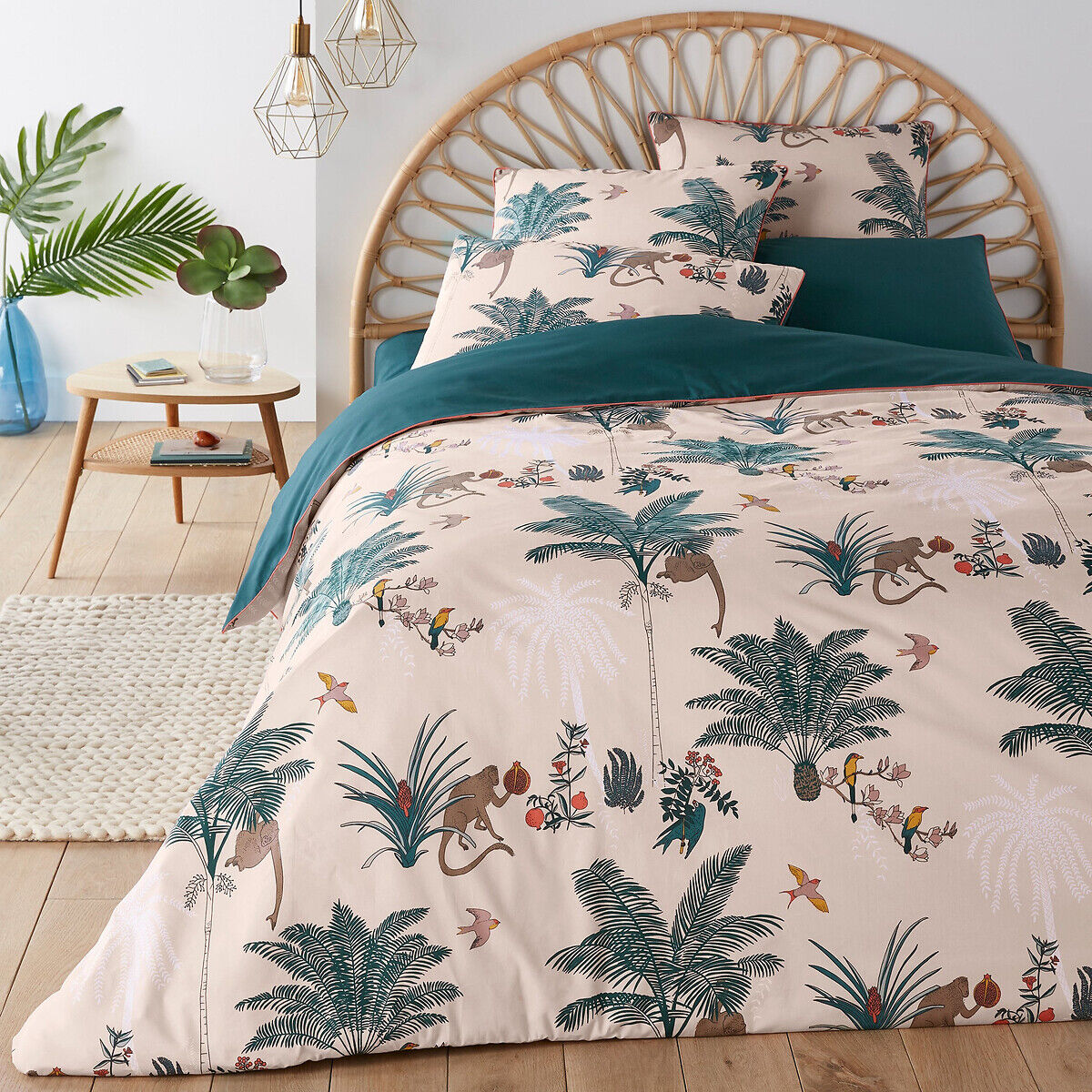 LA REDOUTE INTERIEURS Housse de couette percale de coton, Carmen