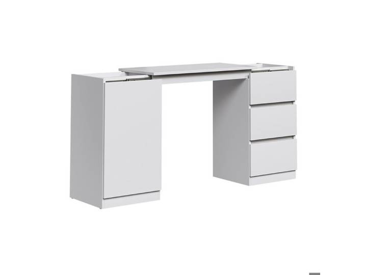 Commode avec fonction bureau Varino 80x75.5cm extensible Blanc Vicco 59588