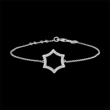 Edenly Armband Frische - Lux - 9 Karat WeiÃŸgold und Diamanten
