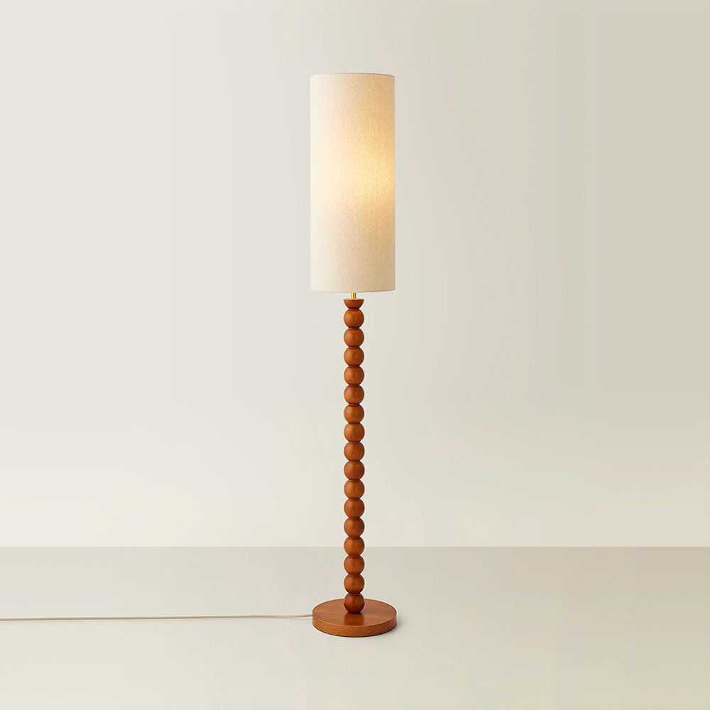 World Menagerie Pauli 129.5 H cm Traditional Floor Lamp 129.5cm H X 20cm W X 20cm D