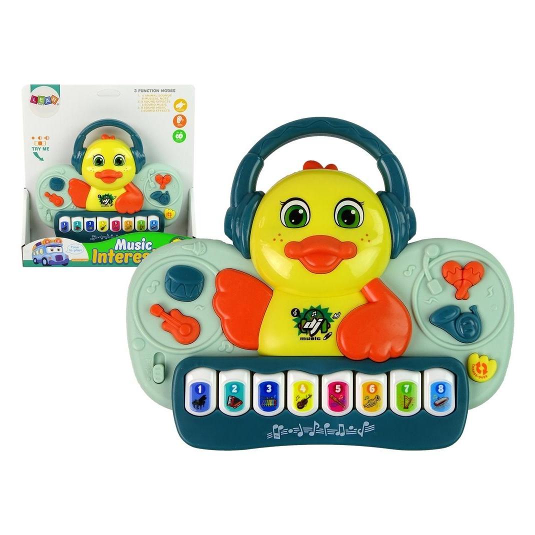 Lean Toys Interaktive Duck Duck Piano DJ Soundinstrumente Musikalische Melodien (33450665)