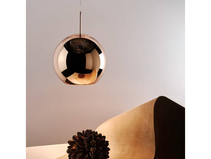 Copper Round LED Pendelleuchte Ø25 - Tom Dixon - Wohnzimmer - Design - Kunststoff - Einflammig