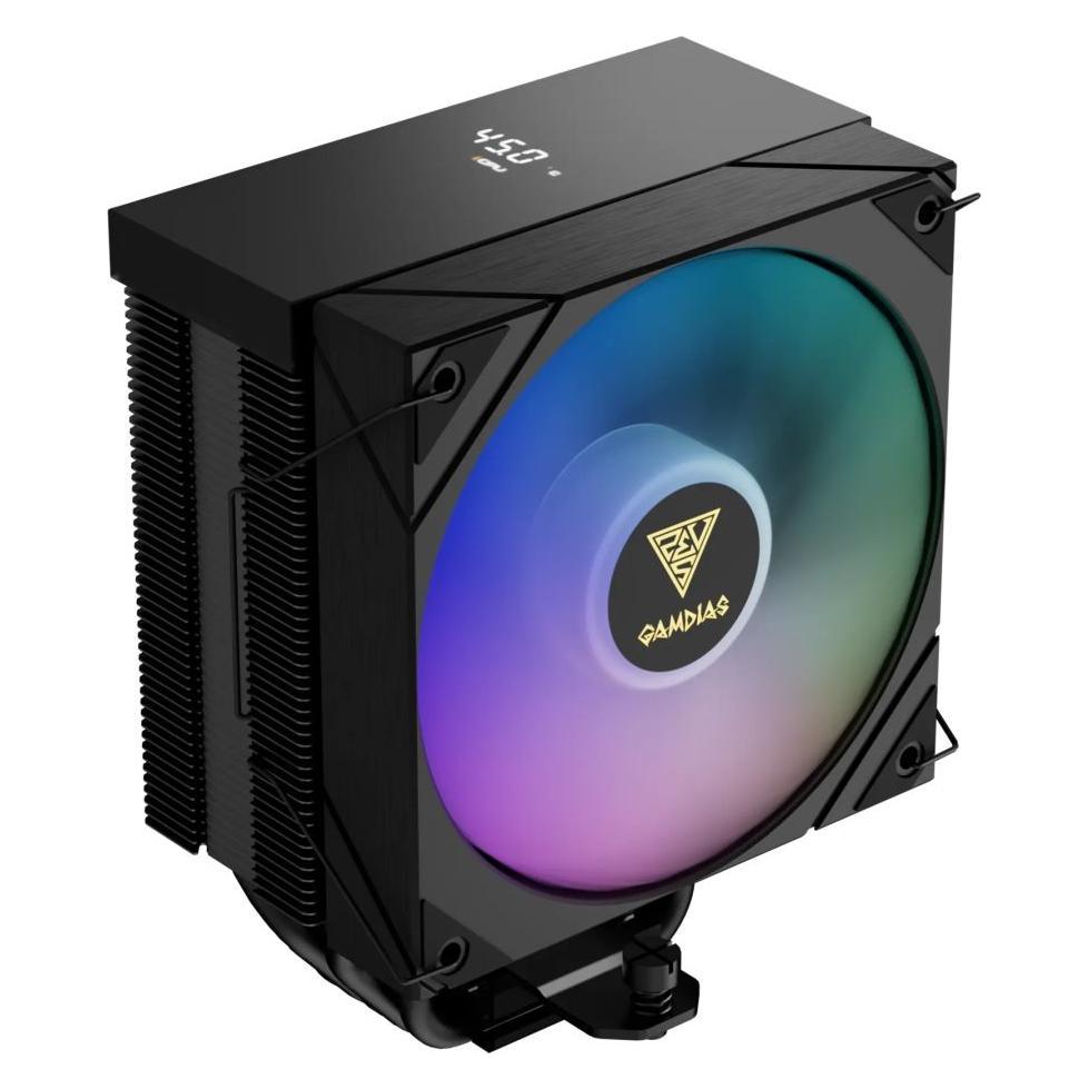 Gamdias Processor cooler Boreas M2 51D black aRGB lighting (158 mm) (BOREAS-M2-51D)