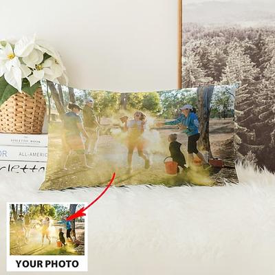 Abschlusskundenspezifischer Lendenkissenbezug Fügen Sie Ihr Bild hinzu Beste Abschlussgeschenk Personalisierte Foto Design Bild Legere Kissenbezug Kissenbezug 1 Stück Personalisierte Muttertag