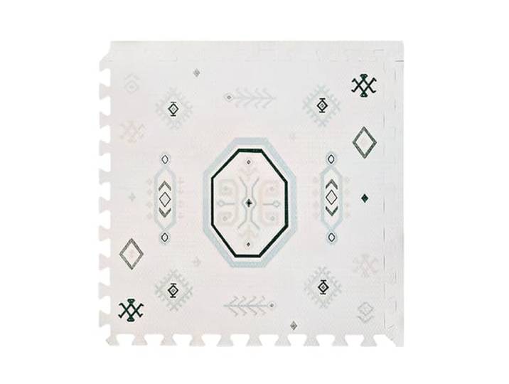 Toddlekind Puzzlematte Kinder, 6-Tlg. Inkl. Rand – Baby-Puzzlematten & Puzzle Bodenmatte, Ungiftige Schaumstoff-Spielmatten Für Bauchzeit Und Krabbeln, 60 × 60 cm Je Teil, Gesamtfläche: 120 x 180 cm