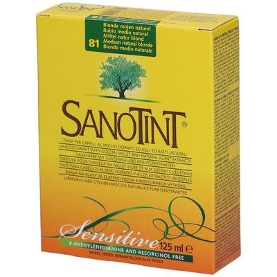 Sanotint Sensitive Haarfarbe 81 mittel naturblond 1 St Set