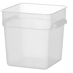 12x Lebensmittelbehälter mit Skala,7,6L,235x235x(H)230mm