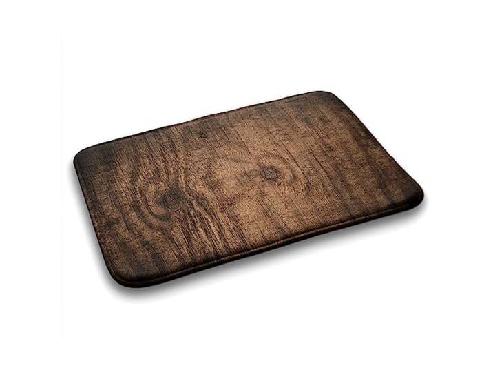 Tulup 75x45 cm Badteppich Schutz des Bodens Dekoration Badezimmer Matte Schlafzimmer Wasserdicht Wasser Weich - Braun