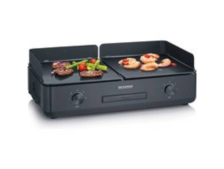 Plancha SEVERIN - PG8569 - Surface de cuisson 48x27cm - Revêtement céramique antiadhésif - 2200W