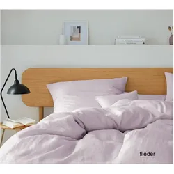 Elegante Bettwäsche Breezee (weitere Farben) - 135x200 cm + 80x80 cm	flieder