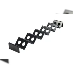 Schneider - Snack-Verkaufsständer - Wellenform, 530 x 85 x 45 mm, Polystyrol schwarz