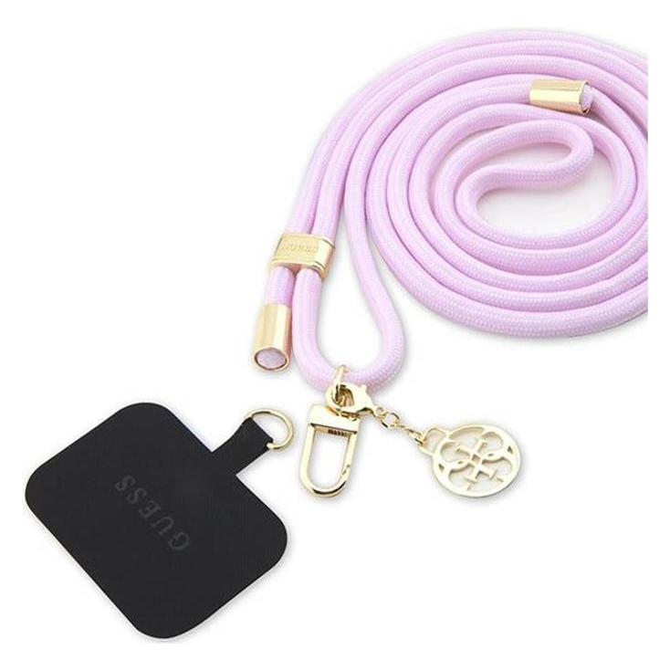 Guess GUOUCNMG4EU Universal CBDY Cord pasek liliowy/lila Nylon 4G Metal Charm (GUOUCNMG4EU)