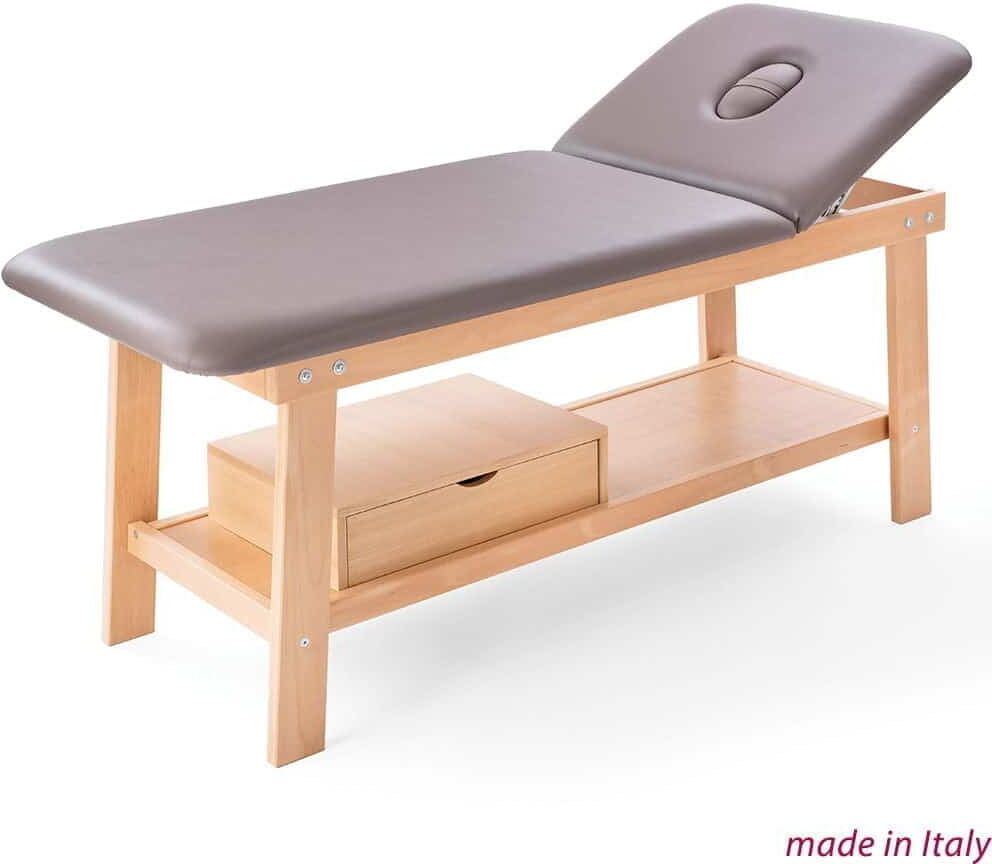 MG Legno LETTINO PER CENTRO ESTETICO MASSAGGIO IN LENO SPA CENTRO BENESSERE ITALIANO