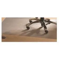 Floortex FC1113425EV Cleartex advantagemat 115x134 cm  Vinyl Bodenschutzmatte für Teppichböden bis 6mm Floorhöhe