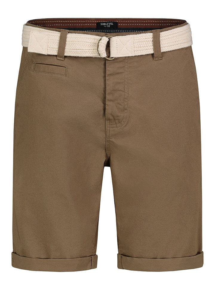 Sublevel Bermudas in Hellbraun - W31