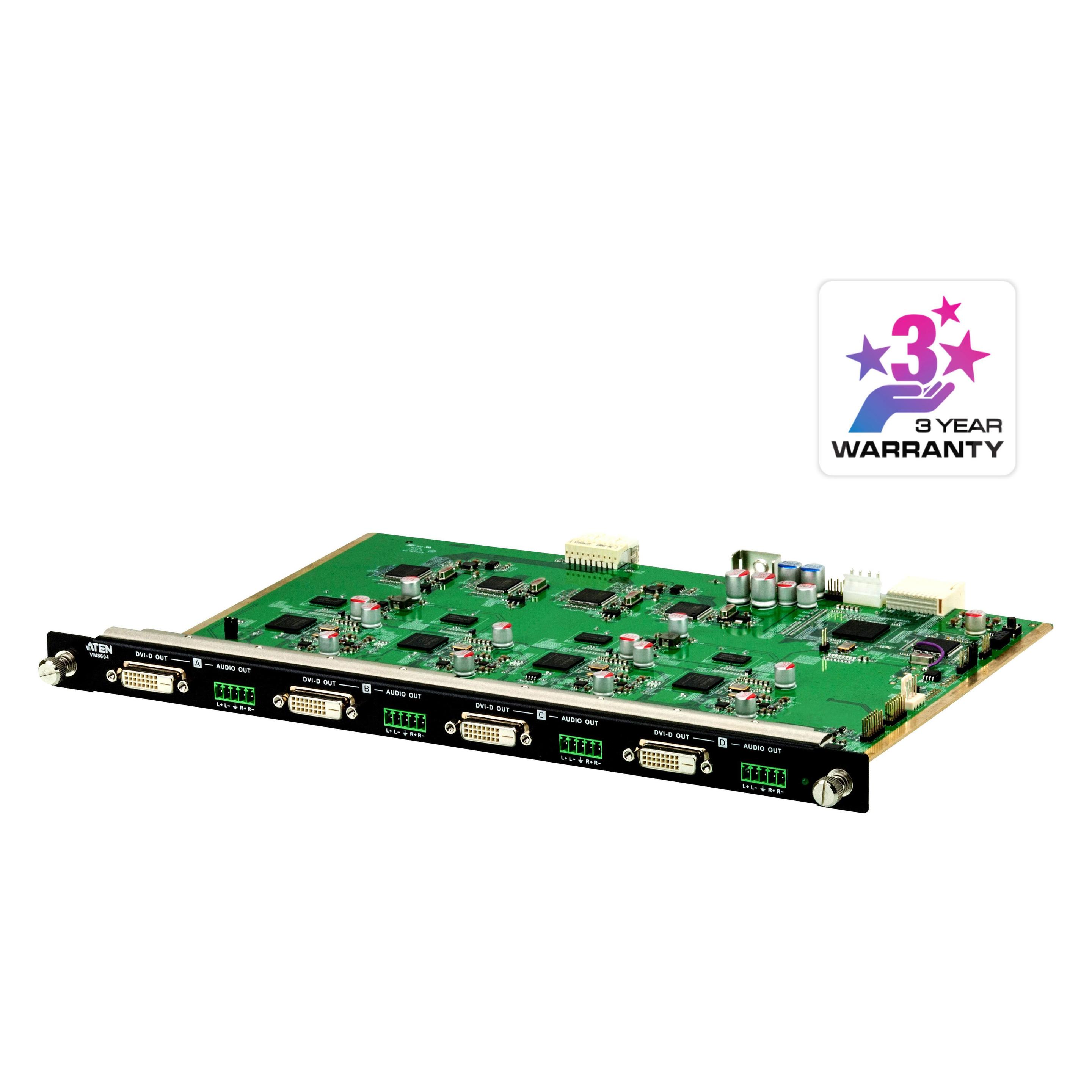Aten 4xDVI-D, 100Imp HDCP 1.4 (VM8604-AT)