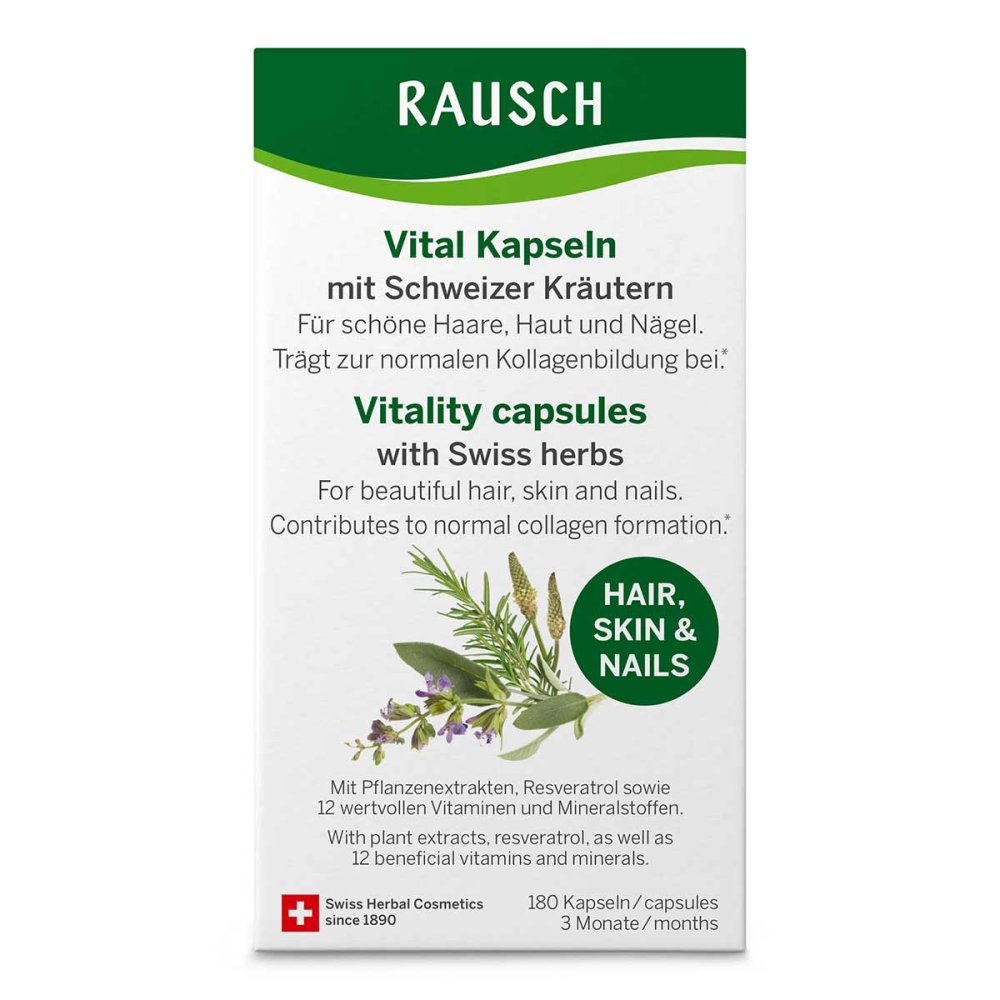 RAUSCH (Deutschland) GmbH Rausch Vital Kapseln M.schweizer Kräuter 3 Monate 19508126