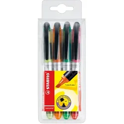 STABILO Textmarker NAVIGATOR, 4er PP-Etui