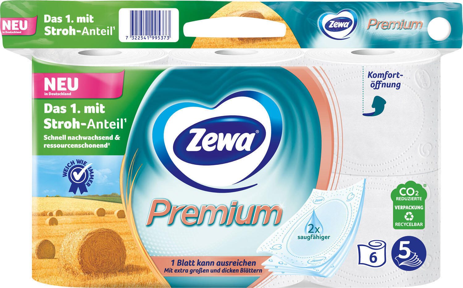 Zewa Toilettenpapier 5-lagig 5701624001
