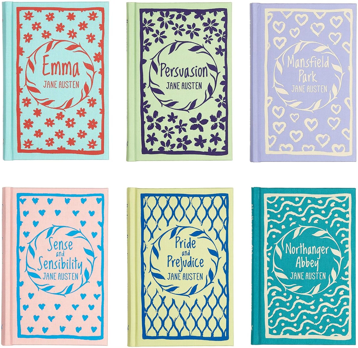 Arcturus Publishing The Jane Austen Collection by Jane Austen - 6 Book Hardback Box Set - Arcturus Collector's Classics - Classic Fiction Gift Set