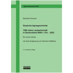 Deutsche Agrargeschichte, Fachbücher von Eberhard Schulze