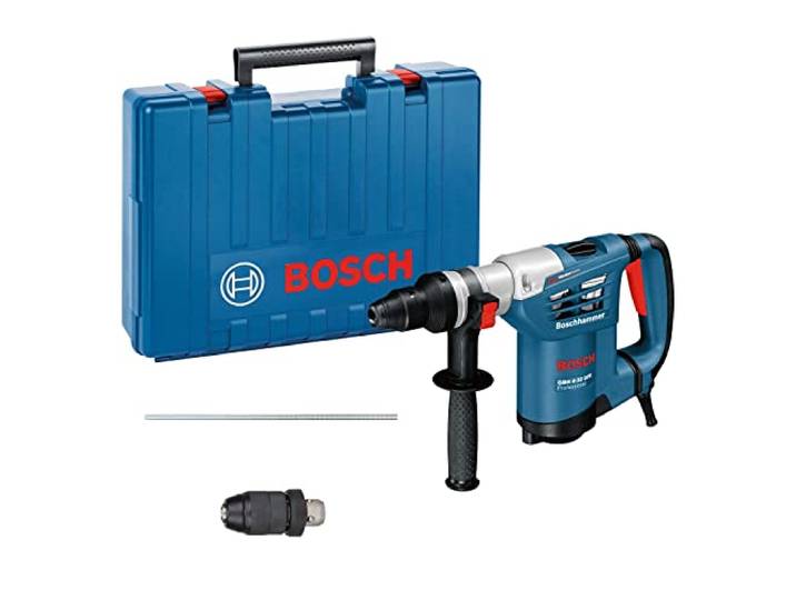 Bosch Professional boorhamer GBH 4-32 DFR (900 watt, SDS plus, slagenergie max: 4,2 J diepteaanslag: 310 mm, in koffer)