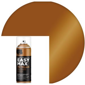 COSMOS-LAC Sprühfarbe Easy Max Metallic, 400 ml, Bronze, seidenmatt, Acryllack
