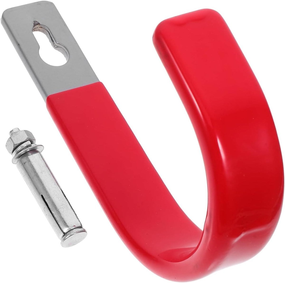 Zware Muurbeugels Wandhaak voor Gereedschap Opslag Rood - 15 x 7,7 x 2,7 cm