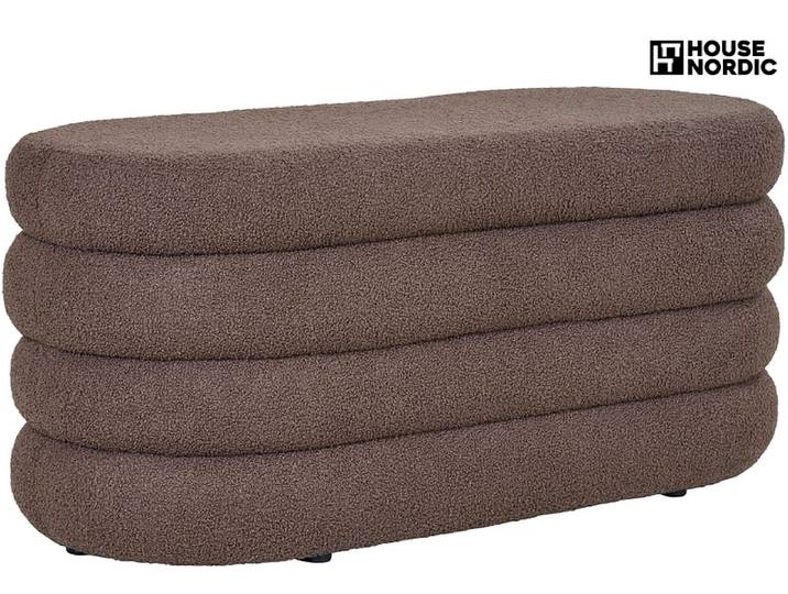 Sitzbank HOUSE NORDIC DARTFORD Polyester braun