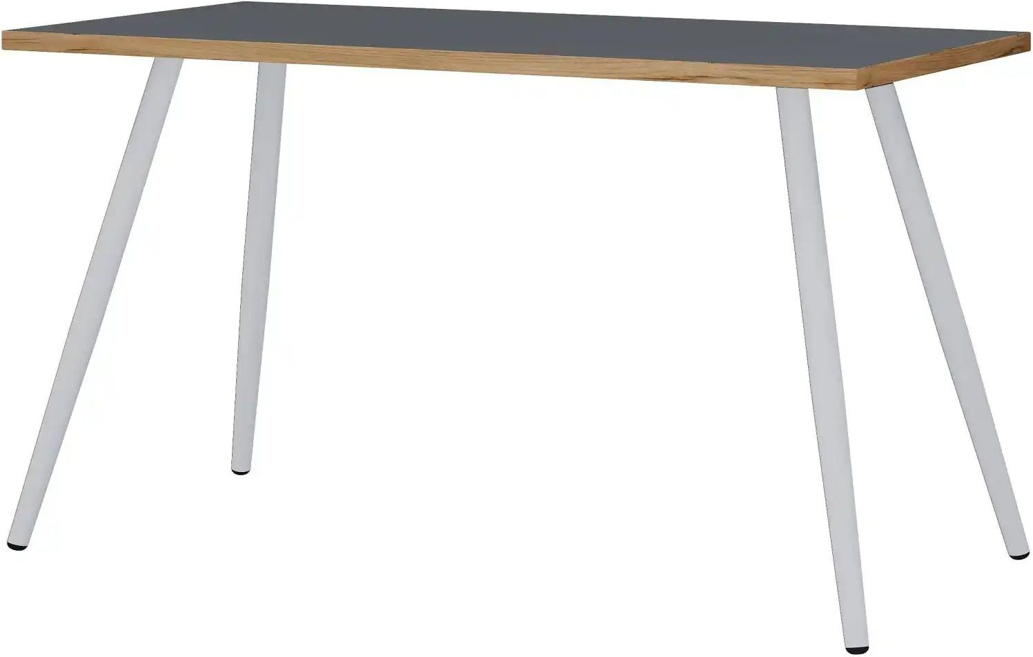 Höffner Schreibtisch  Vadar ¦ grau ¦ Maße (cm): B: 110 H: 70