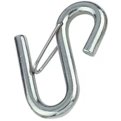 S-Haken mit Sicherung, A4, 11x104mm