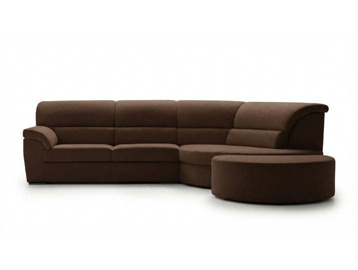 JVmoebel Ecksofa Italienische Eckcouch aus grauem Stoff mit optimalem Komfort, Made in Europa