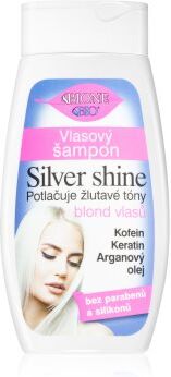 Bione Cosmetics Silver Shine champô neutralizante dos tons amarelos 260 ml. Silver Shine