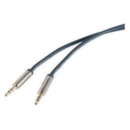 Shiverpeaks Kabel Audio Klinke 3,5mm (St/St) 1,5m ** PROFESSIONAL (1.50 m, AUX Kabel) (30812-MHQ-SLIM)