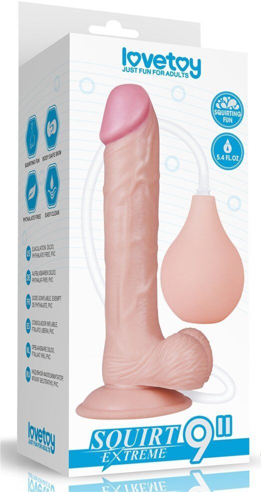 Lovetoy Gode éjaculateur Squirt 18 x 4.5 cm