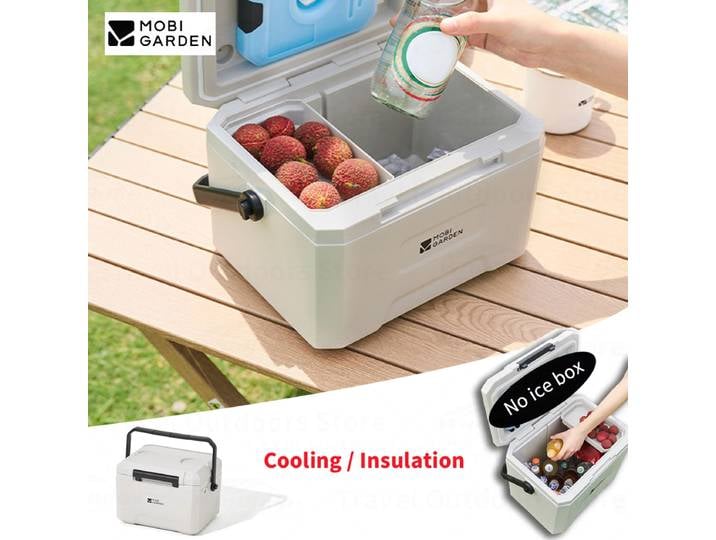 Glacière de camping MOBI GARDEN grande capacité, réfrigérateur portable pour voiture, glacière pour extérieur, plage, pêche, pique-nique, barbecue