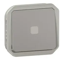 Legrand 069504L Plexo New Einsatz Zeitschalter ausschaltverzögert, beleuchtet, IP55, IK07, Grau