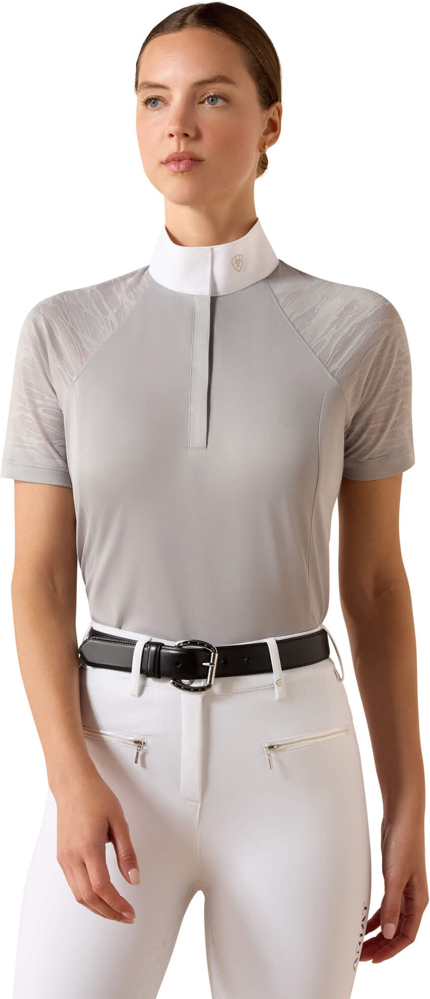 Women's Aptos Vent 2.0 Show Shirt in Grey, Size: Small Regular by Ariat