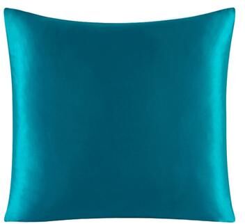 Uplifted Finds Pure Silk Pillowcase With Zipper Closure Soft Luxury Pillow Cover 51 X 66 Cm peacock Blue