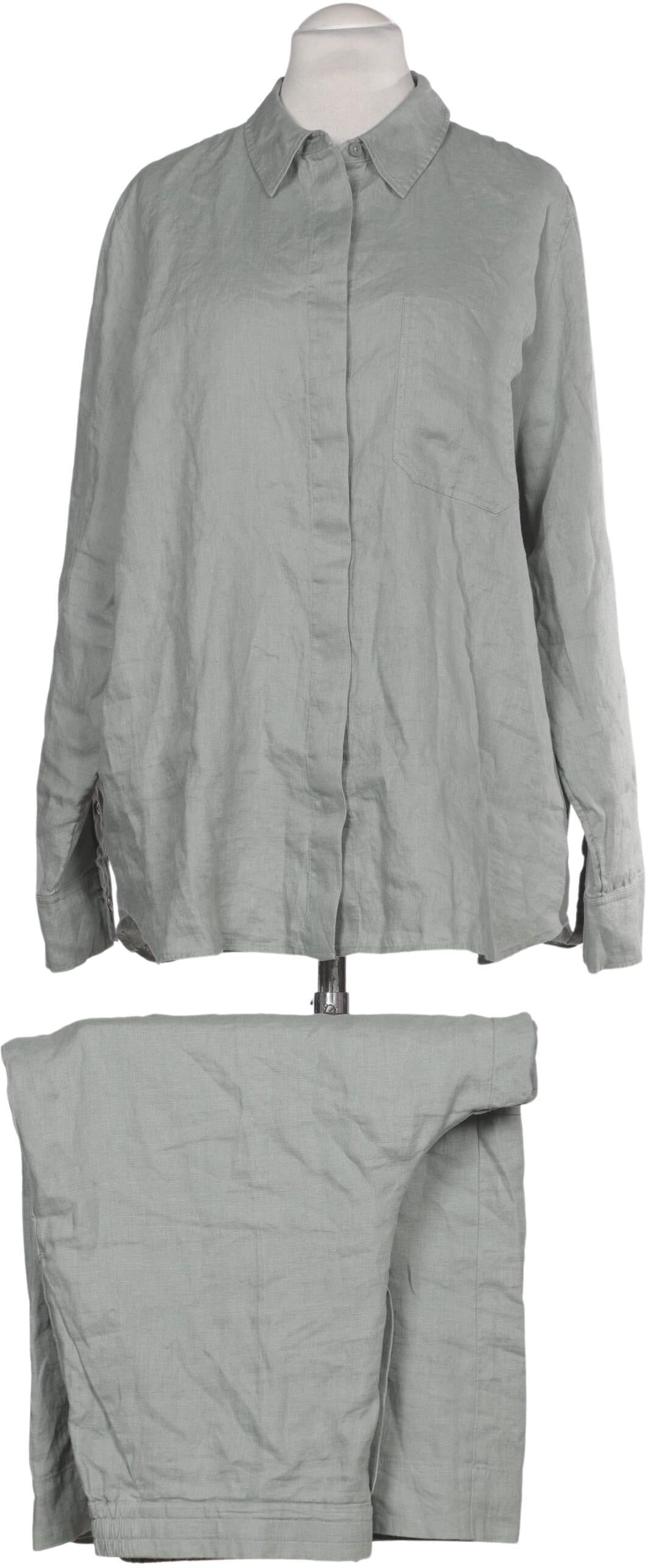 COS Damen Anzug oder Kombination, Hellgrün, Gr. EU 44, Leinen - Second Hand