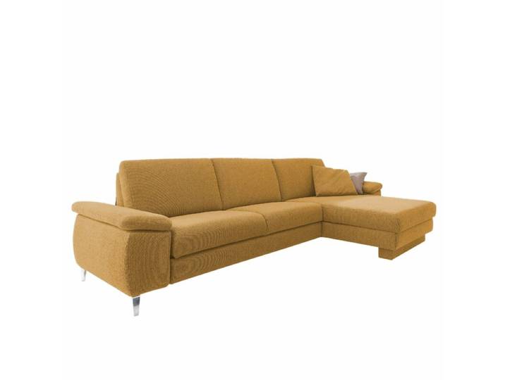 Akad'or Colombia Sofa - rechts , Textilgewebe Q2 uni curry , Bas