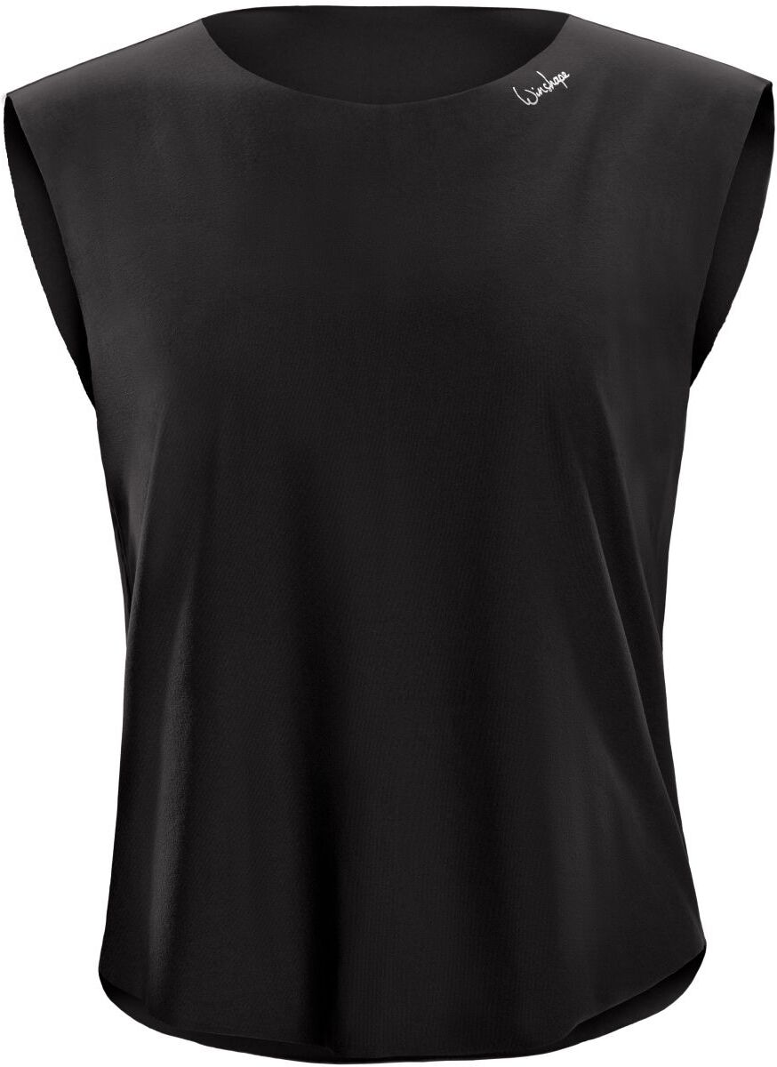 Tanktop WINSHAPE "AET114LS", Damen, Gr. S, schwarz, 85% Polyester, 15% Elasthan, Rundhals, Tops Tanktop, Functional Soft and Light schwarz S