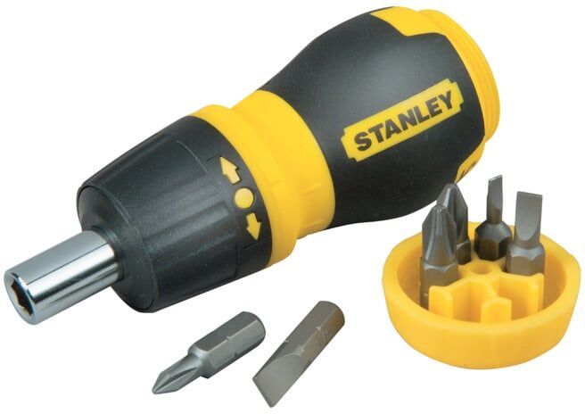 Tournevis à embouts Stanley 10 embouts + cliquet (0-66-358)