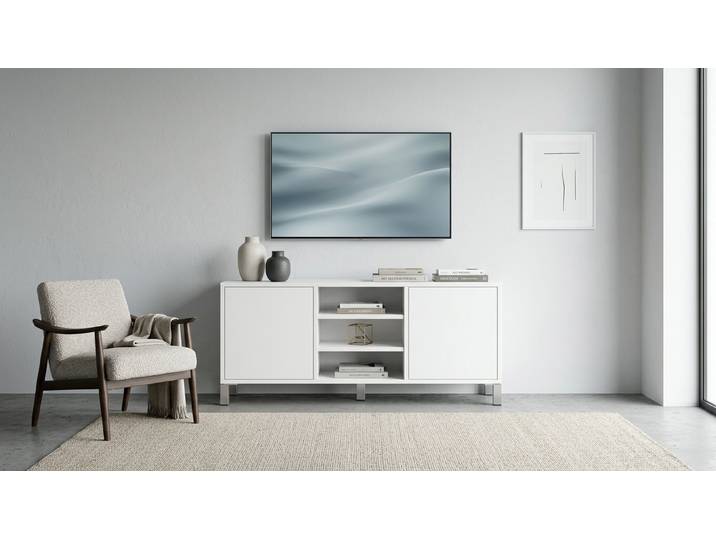Modernes Sideboard nach Maß MDF Beschichtet MDF Weiß matt