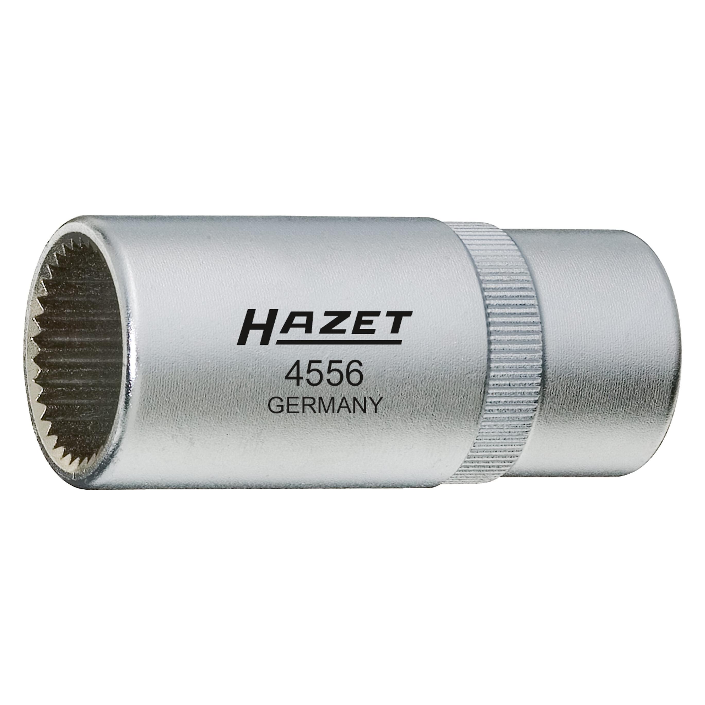 Hazet Druckventilhalter-Werkzeug 4556 - Vierkant hohl 12,5 mm (1/2 Zoll) - Aussen-Viel (20 mm) (4556)