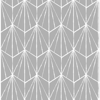 NuWallpaper Grey Dorset Peel & Stick Wallpaper