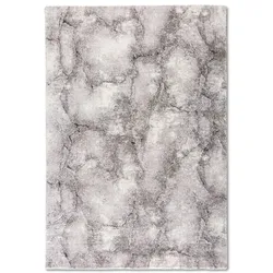 Design-Teppich Dora Baltea Mischgewebe Grau 67 x 130 cm